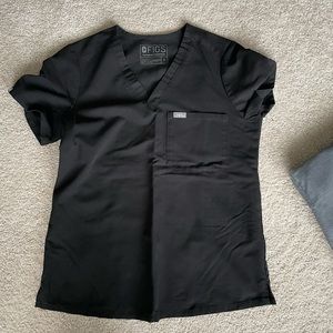 Black FIGS scrub top